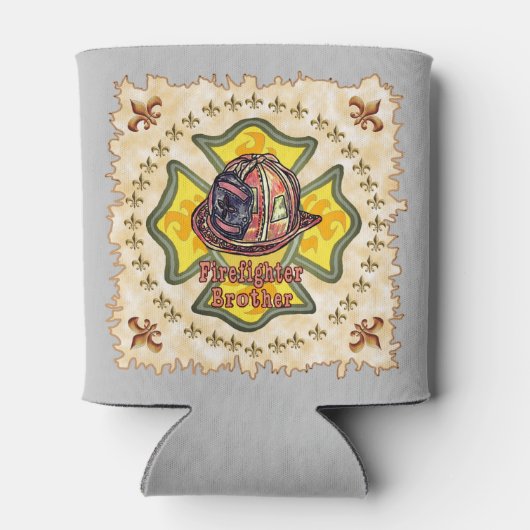 消防士の兄弟 缶クーラー (裏面)