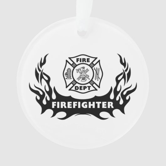 消防士の入れ墨 オーナメント (正面)
