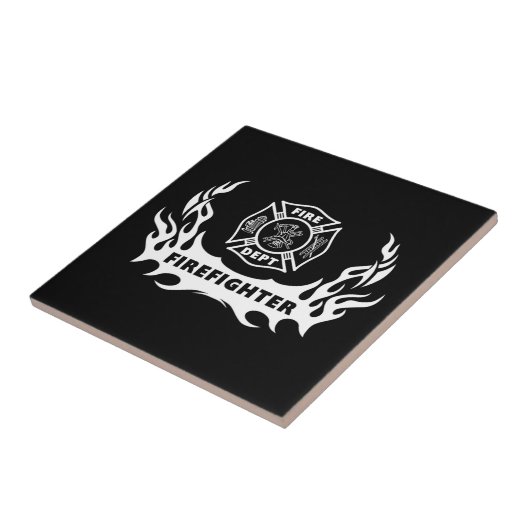 消防士の入れ墨 タイル (側面)