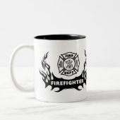 消防士の入れ墨 ツートーンマグカップ (左)