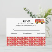 消防士の出席依頼 招待状 (スタンド正面)