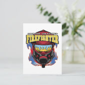 消防士の勇気 ポストカード (スタンド正面)