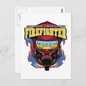 消防士の勇気 ポストカード (正面/裏面)