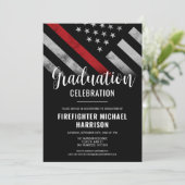 消防士の卒業赤線の旗消防士 招待状 (スタンド正面)