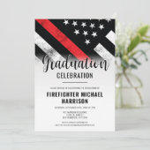 消防士の卒業赤線の旗消防士 招待状 (スタンド正面)