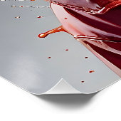 消防士の可愛い子犬の均一な水色 ポスター (コーナー)