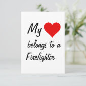 消防士の名刺 カード (スタンド正面)