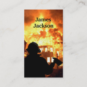 消防士の名刺 名刺