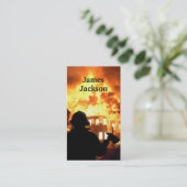 消防士の名刺 名刺 (スタンド正面)