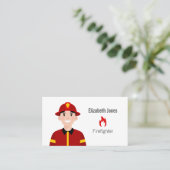 消防士の名刺 名刺 (スタンド正面)