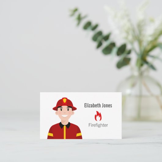 消防士の名刺 名刺 (スタンド正面)