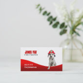 消防士の名刺 名刺 (スタンド正面)