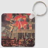 消防士の命、ヴィンテージ消防士 キーホルダー (裏面)