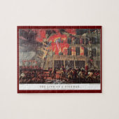 消防士の命、ヴィンテージ消防士 ジグソーパズル (横)