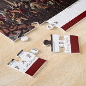 消防士の命、ヴィンテージ消防士 ジグソーパズル (側面)