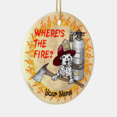 消防士の場所 セラミックオーナメント (右)