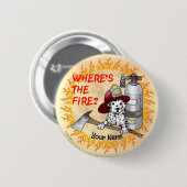 消防士の場所 缶バッジ (正面&裏面)