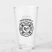 消防士の妻のマルタ十字 タンブラーグラス (裏面)