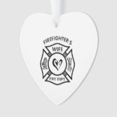 消防士の妻 オーナメント (正面)