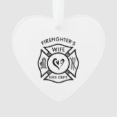 消防士の妻 オーナメント (正面)