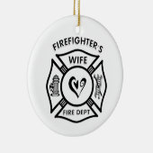 消防士の妻 セラミックオーナメント (右)