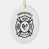 消防士の妻 セラミックオーナメント (右)