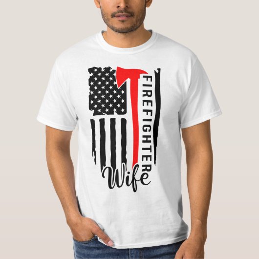 消防士の妻 Tシャツ (正面)