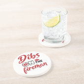 消防士の妻Dibsファイアーマンクーラーボックス コースター (側面)