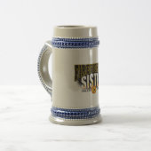 消防士の姉妹 ビールジョッキ (正面左)