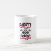消防士の娘の引用ベクターTシャツデザイン_1 コーヒーマグカップ (中央)