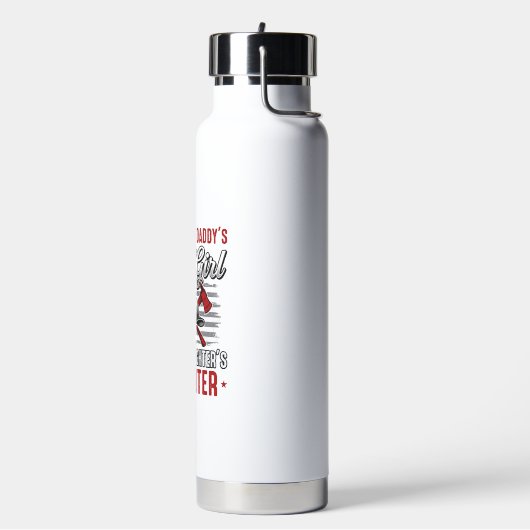 消防士の娘 ヴィンテージ ウォーターボトル (左面)