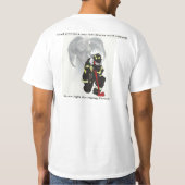 消防士の守り神 Tシャツ (裏面)