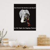 消防士の守護天使 ポスター (キッチン)