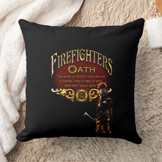 消防士の宣誓 クッション (ブランケット)