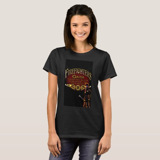 消防士の宣誓 Tシャツ (正面フル)