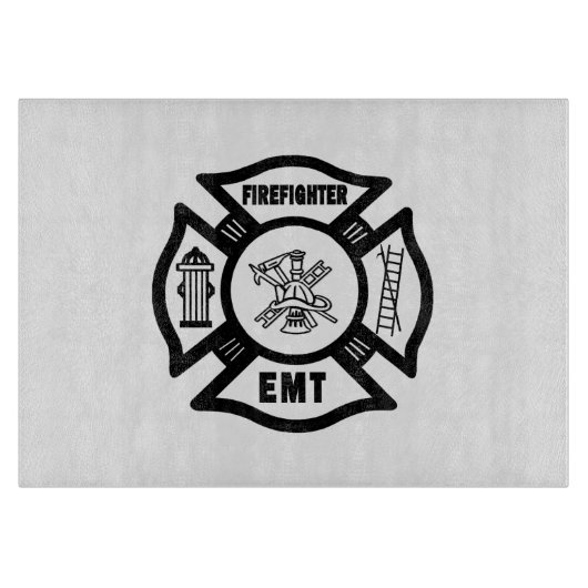 消防士の家 カッティングボード (正面)