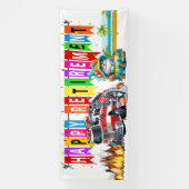 消防士の幸福な退職 横断幕 (縦)