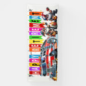 消防士の幸福な退職 横断幕 (縦)