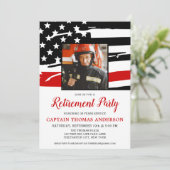 消防士の引退写真消防士の引退中 招待状 (スタンド正面)