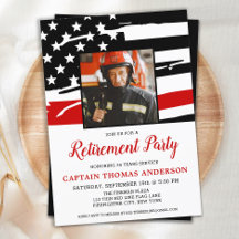 消防士の引退写真消防士の引退中