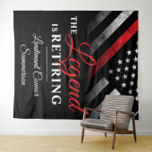 消防士の引退消防署消防士 タペストリー (インサイチュ(横))