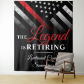 消防士の引退消防署消防士 タペストリー (インサイチュ)