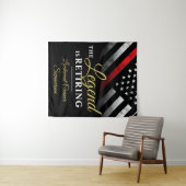 消防士の引退消防署消防士 タペストリー (インサイチュ(横))