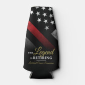 消防士の引退消防署消防士 ボトルクーラー (正面)