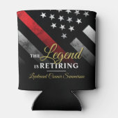 消防士の引退消防署消防士 缶クーラー (裏面)