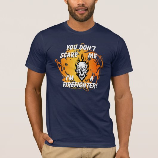 消防士の恐怖 Tシャツ (正面)