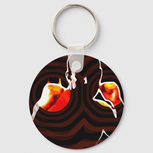 消防士の拳 キーホルダー (正面)