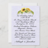 消防士の改訂結婚式招待状 招待状 (裏面)