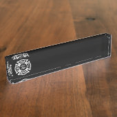 消防士の救助 デスクネームプレート (側面)