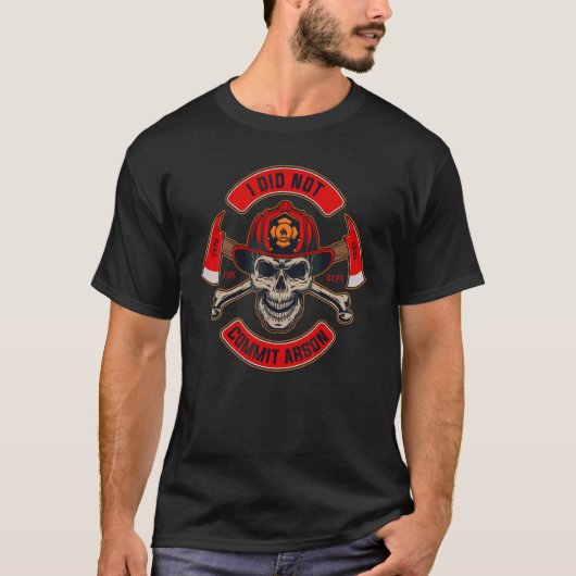 消防士の日は約束しなかった Tシャツ (正面)